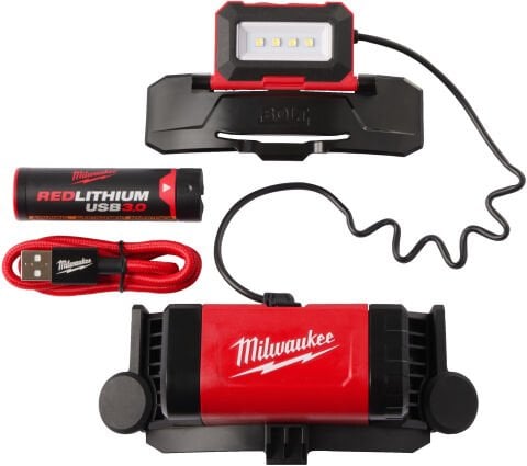 Milwaukee BOLT KASK UYUMLU USB 600 LÜMEN BAŞ LAMBASI