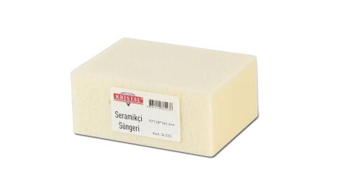 Kristal Seramikçi Süngeri 70 x 120 x 160 mm – Kod: 36023