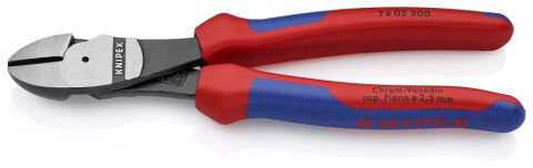 Knipex 74 02 200 Ağır Hizmet Yan Keski