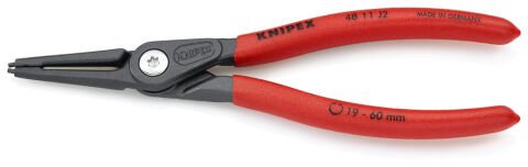 Knipex 48 11 J2 Ağır Hizmet Düz İç Segman Pensi