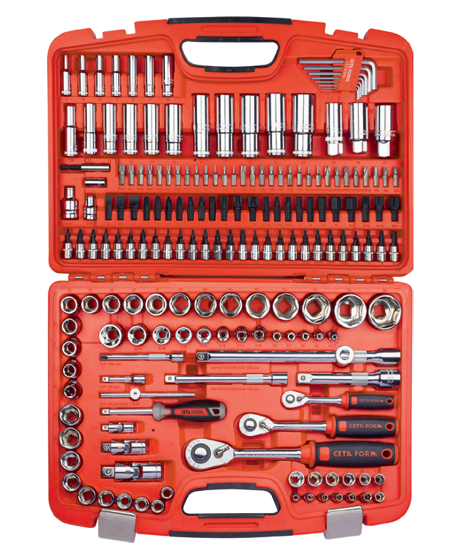 Ceta Form C20-180PH2 180 Parça 1/4''+ 3/8''+ 1/2'' Lokma Takımı