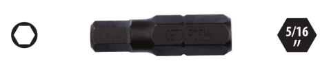 Ceta Form CB/516HX06 5/16'' Allen Bits Uç (Darbeli Kullanıma Uygun) - 6.0 x 30 mm