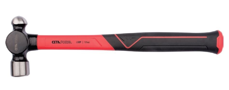 Ceta Form L02F-12 Bombe Başlı Çekiç (Fiberglas Saplı)-12Oz/340 gr