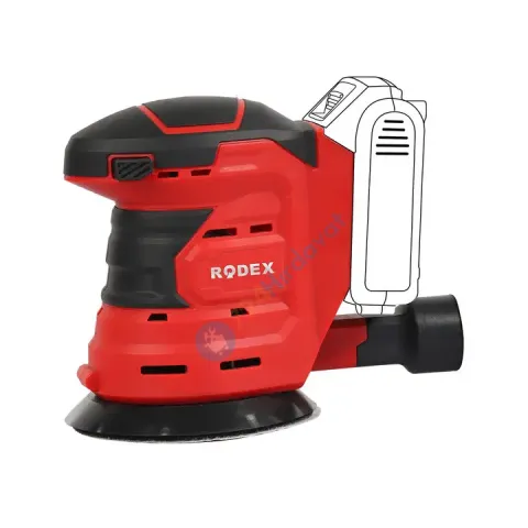 RODEX AKÜLÜ EKSANTRİK ZIMPARA 125MM 20V