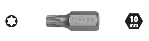 Ceta Form CB/1055G H10 TORX Bits Uç (Kısa Tip) - T50 x 30 mm