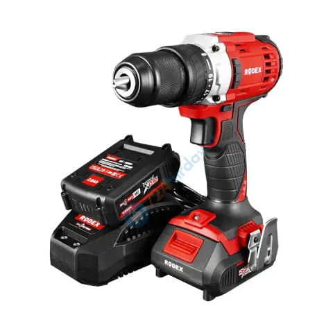 RODEX AKÜLÜ MATKAP 13MM 50NM 2 VİTES 20V 2X2.0Ah ÇANTALI AKSESUARLI
