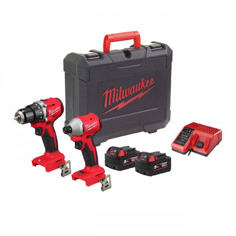 Milwaukee M18 BLCPP2B-502C 2Lİ SET ( BLDDRC-BLIDRC )