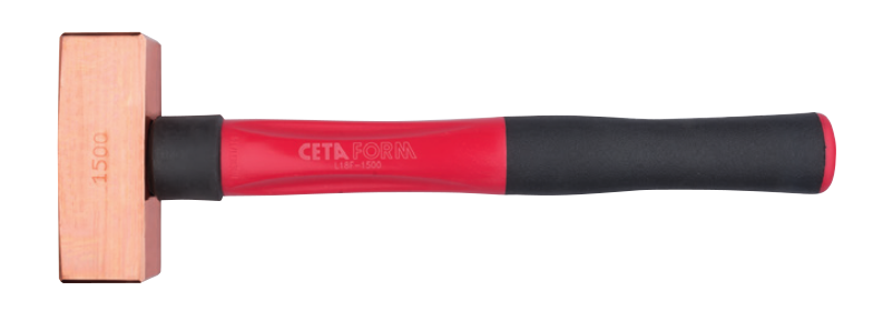 Ceta Form L18F-750 Bakır Çekiç (3 Komponent Saplı) - 750 gr.