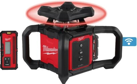 Milwaukee M18 RLOH600-201C 600M YATAY OTOMATİK DÖNER LAZER