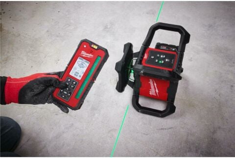 Milwaukee M18 RLOHVG300-501C YATAY DİKEY OTOMATİK DÖNER LAZER-YEŞİL