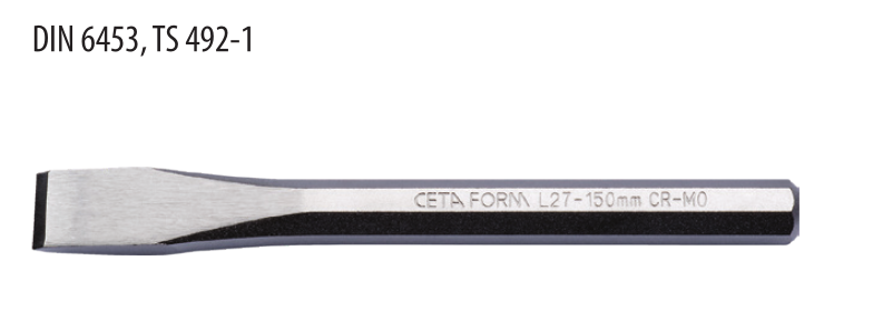 Ceta Form L27-125 Düz Keski (Tesviyeci Tipi) - 12 x 125 mm