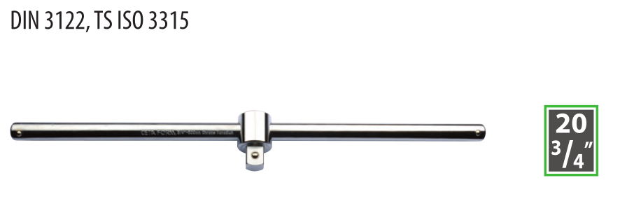 Ceta Form C31-40 3/4'' T Kol- 500 mm
