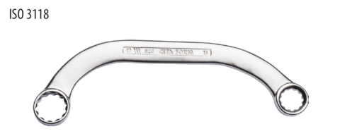 Ceta Form B20-1417 Yıldız İki Ağız Yarım Ay Anahtar - 14x17 mm