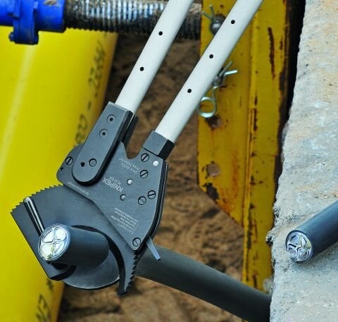 Knipex 95 32 060 Teloskopik Kollu Cırcırlı Kablo Makası