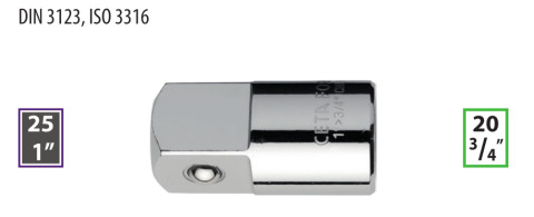 Ceta Form C31-92 3/4'' Lokma Adaptörü (D:3/4'' <  E:1'')