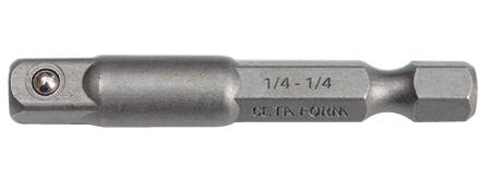 Ceta Form BT/7020 1/4'' Lokma Adaptörü (Makina ile Kullanım) - E:3/8''x 50 mm