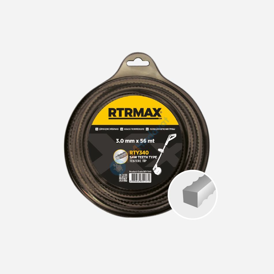 RTRMAX RTY343 TIrpan Misinası Gri Testere 3.3Mm*46M Rtrmax
