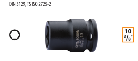 Ceta Form C52R-H15 3/8'' 6 Köşe Havalı Lokma Anahtar - 15 mm