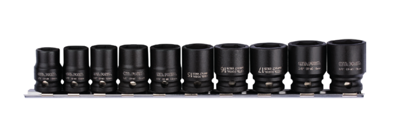Ceta Form C52R-RH10 10 Parça 3/8'' 6 Köşe Havalı Lokma Anahtar Takımı