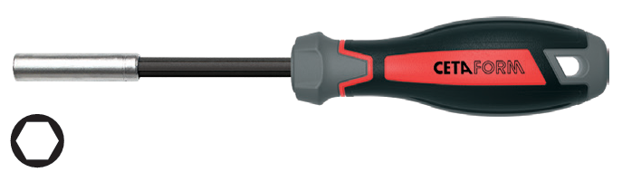 Ceta Form F26/BTL C-PLUS Bits Tutucu Tornavida- 1/4''x300 mm