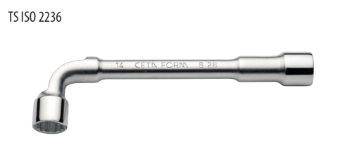 Ceta Form B28-06 Pipo İki Ağız L Tipi Anahtar - 6 mm