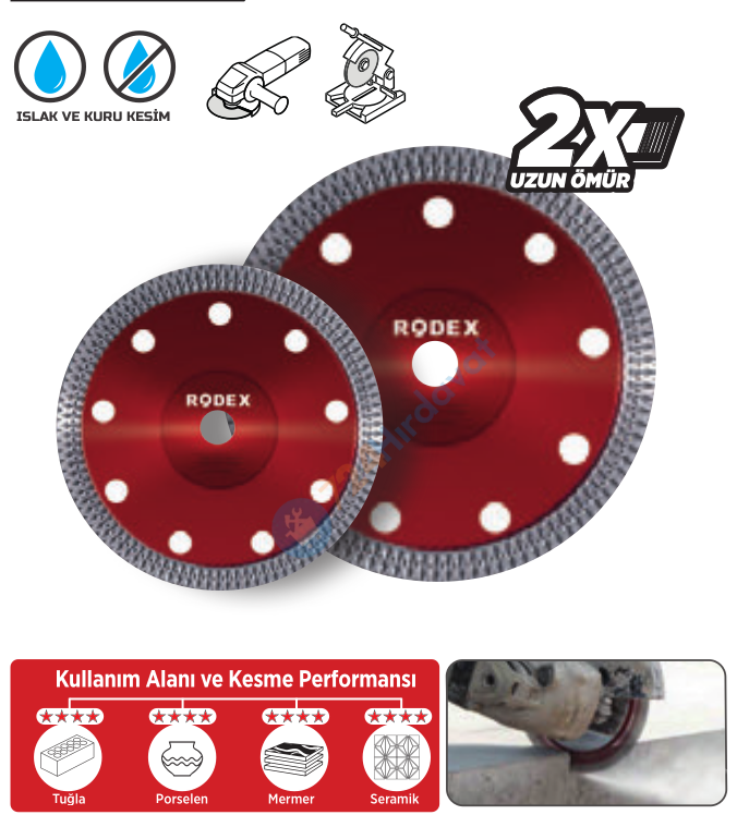 RODEX TURBO KANALLI ELMAS TESTERE 115MM (4/20/80)