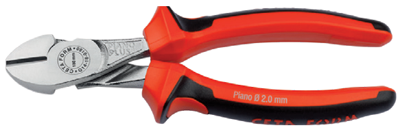 Ceta Form E08-11-0180 180 mm Power Yan Keski (Parlak Krom/DuoTech Sap)