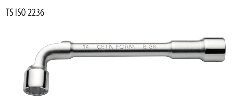 Ceta Form B28-18 Pipo İki Ağız L Tipi Anahtar - 18 mm