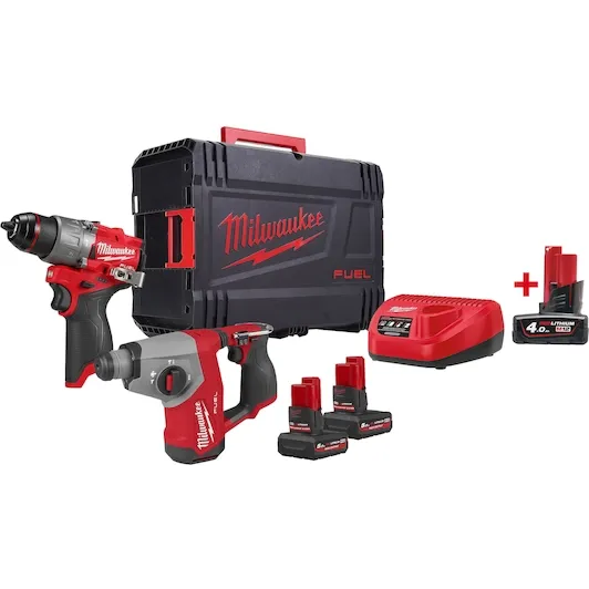 Milwaukee M12 FPP2BG2-502X - 2’Lİ SET (FPD2-FHAC16)