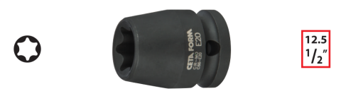 Ceta Form C66-E24 1/2'' Dış TORX Havalı Lokma Anahtar - E24