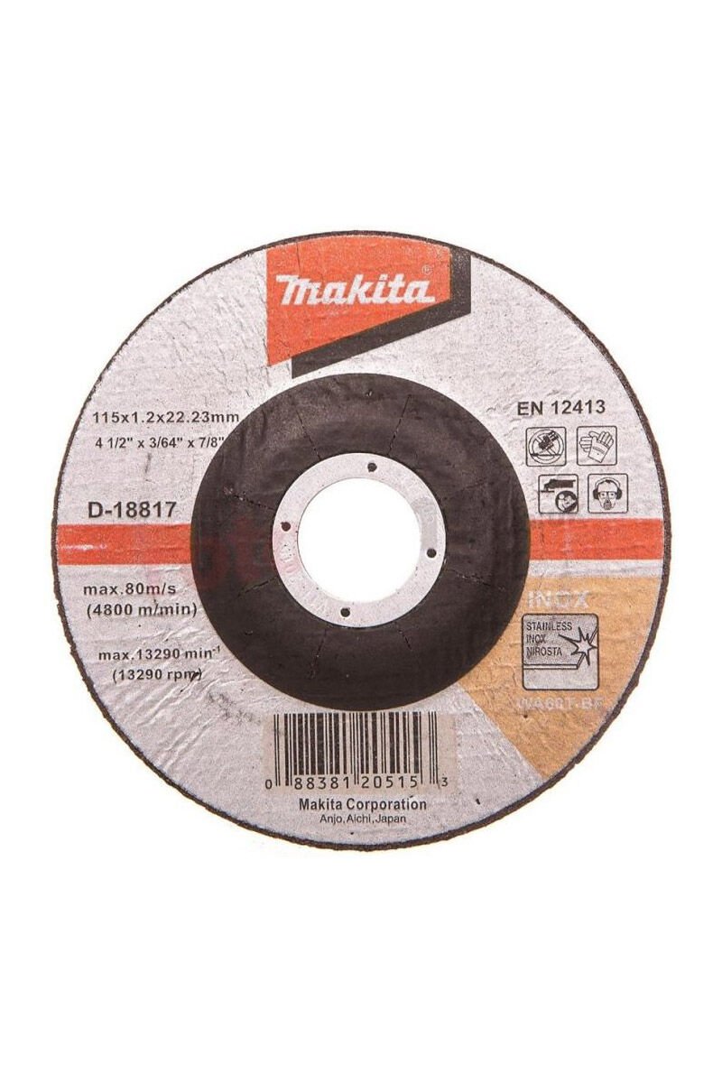 Makita D-18817 115x1.2mm İnce Bombeli Flex Taş