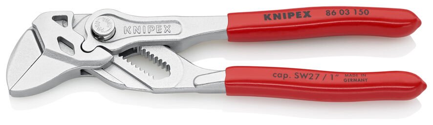Knipex 86 03 150 Düz Çene Ayarlı Pense