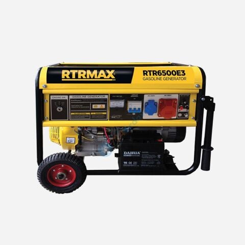 RTRMAX RTR6500E3 Benzi̇nli̇ Jeneratör 6.8/6.2 Kva Marşli Tri̇faze Rtrmax
