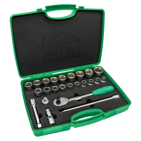 Elta 1/2'' Altı Köşe Lokma Anahtar Takımı 17 Parça