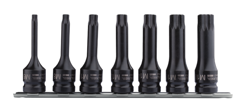 Ceta Form C68-RX07 7 Parça 1/2'' XZN Uçlu Havalı Lokma Takımı