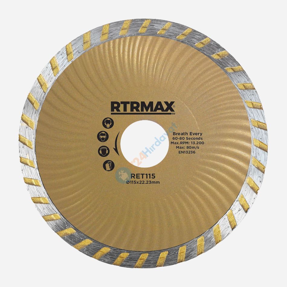 RTRMAX RET180 180 Turbo Kanallı Elmas Testere Rtrmax