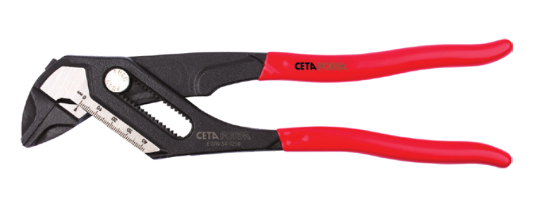 Ceta Form E30W-54-0250 Anahtar Fonksiyonlu Pense (Paralel Çene - Max.52 mm) - 250 mm