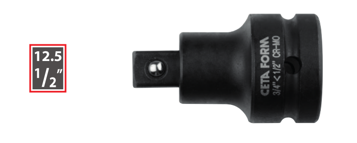 Ceta Form C71-91 3/4'' Havalı Lokma Adaptörü (D:3/4'' ˃  E:1/2'')