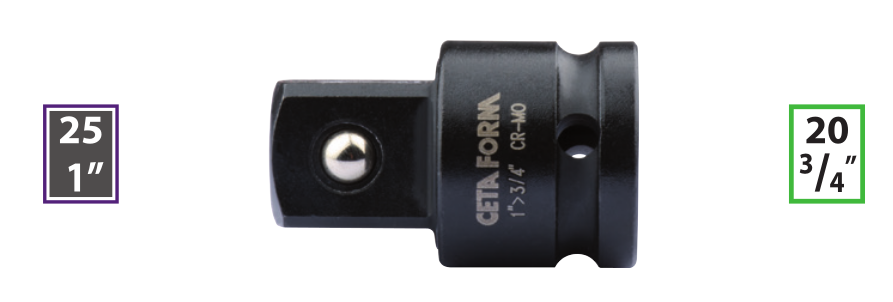 Ceta Form C71-92 3/4'' Havalı Lokma Adaptörü (D:3/4'' <  E:1'')