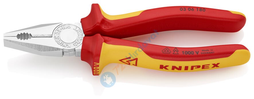 Knipex Vde Kombi̇ne Pense 180 Mm