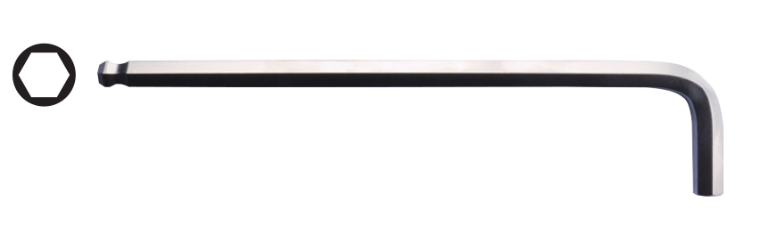Ceta Form 907 Topbaşlı L Allen Anahtar (Uzun Tip) - 7 mm