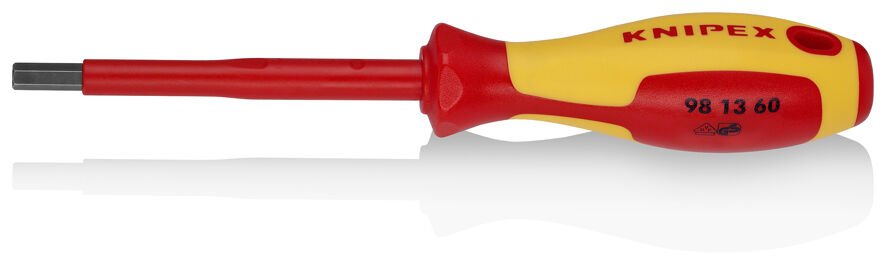 Knipex 98 13 60 6x100mm VDE İzoleli Allen Uçlu Anahtar Tornavida