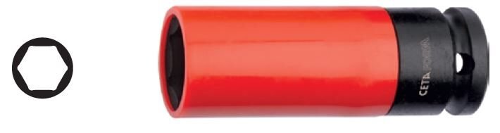 Ceta Form C64W-H21 1/2'' Havalı Bijon Lokma Anahtarı - 21 mm