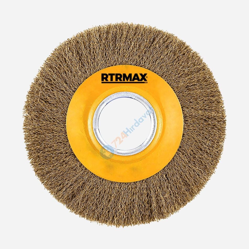 RTRMAX RH23175 175 Saçaklı Daire Tel Fırça Rtrmax