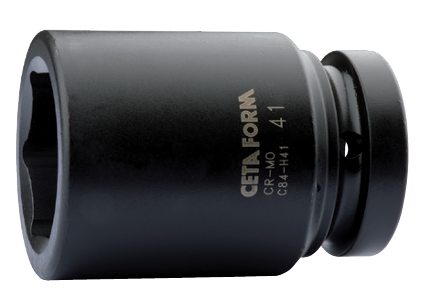 Ceta Form C84-H50 1'' 6 Köşe Derin Havalı Lokma Anahtar - 50 mm