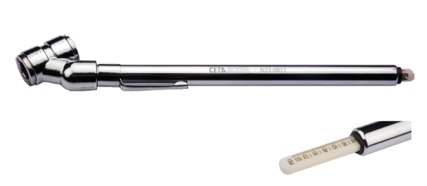 Ceta Form N23-0831 Lastik Hava Basınç Ölçer (Otomobiller için) - 135 mm (10-120 psi)