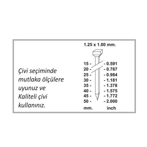 Gison GPF1850 Havalı Çivi Çakma Tabancası - GPF1850