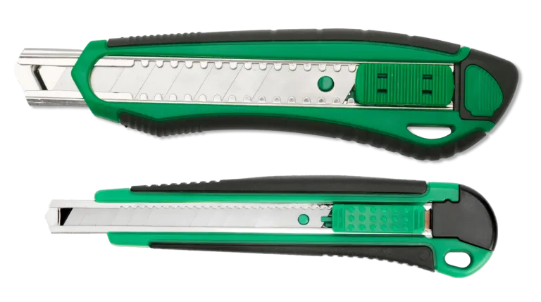 Elta Ergonomik Kilitli Maket Bıçağı 18 mm Ve 9 Mm Set (2 Parça)
