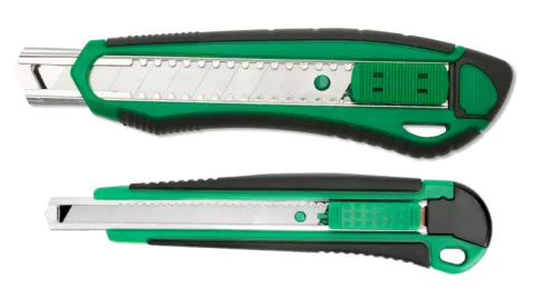 Elta Ergonomik Kilitli Maket Bıçağı 18 mm Ve 9 Mm Set (2 Parça)