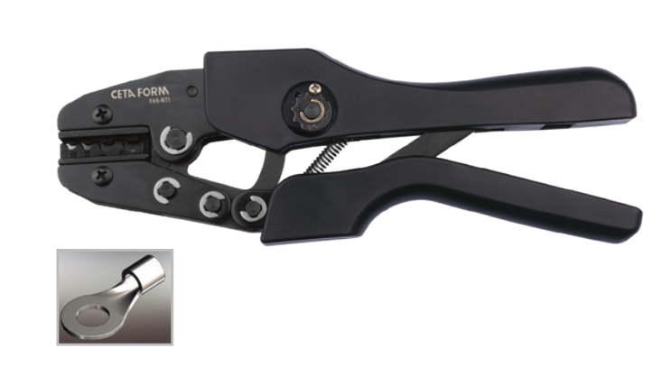 Ceta Form E69-NT1 İzolesiz Kablo Pabucu Sıkma Pensesi - (0.5-10.0 mm²)